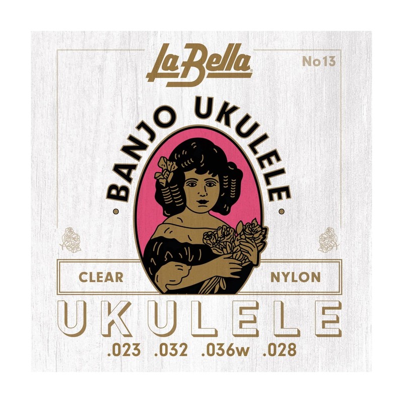 La Bella 13 Red String Set for Ukulele Banjo