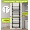 Mefirt Over The Door Pantry Organizer, Wall Mount Spice Rack,