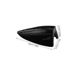 FRCOLOR Pack of 4 Glasses for Men Universal Side Protection for Glasses Blackout Glasses Clear Protective Glasses Glasses Umbrellas for Protection of Eyes Blind Glasses Black TPU New Material