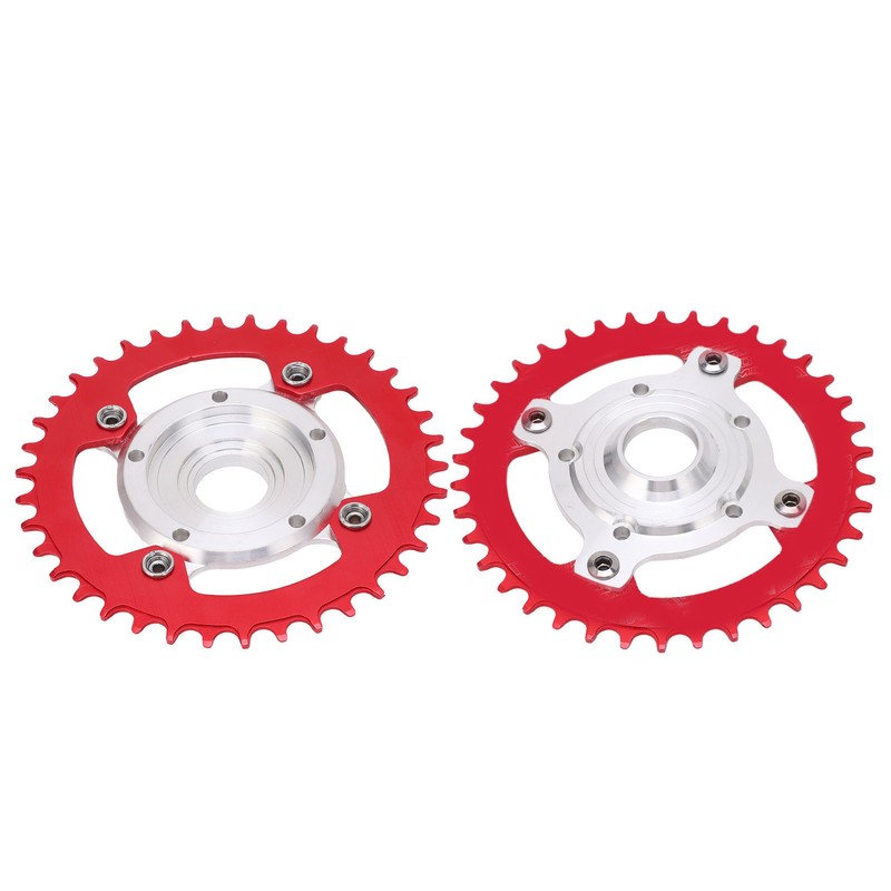 38T 104 BCD Electric Bike Chainring and Adapter Aluminum Alloy