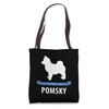 I Love My Pomsky Tote Bag