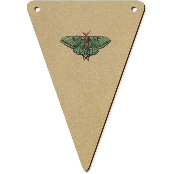 Azeeda 5 x 140mm 'Luna-Motte' Wimpelkette/Girlande (BN00087082)