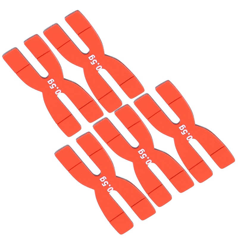 POWERTI 5pcs 0.5g Tennis Badminton Racket Weight Balance Strips Silicone