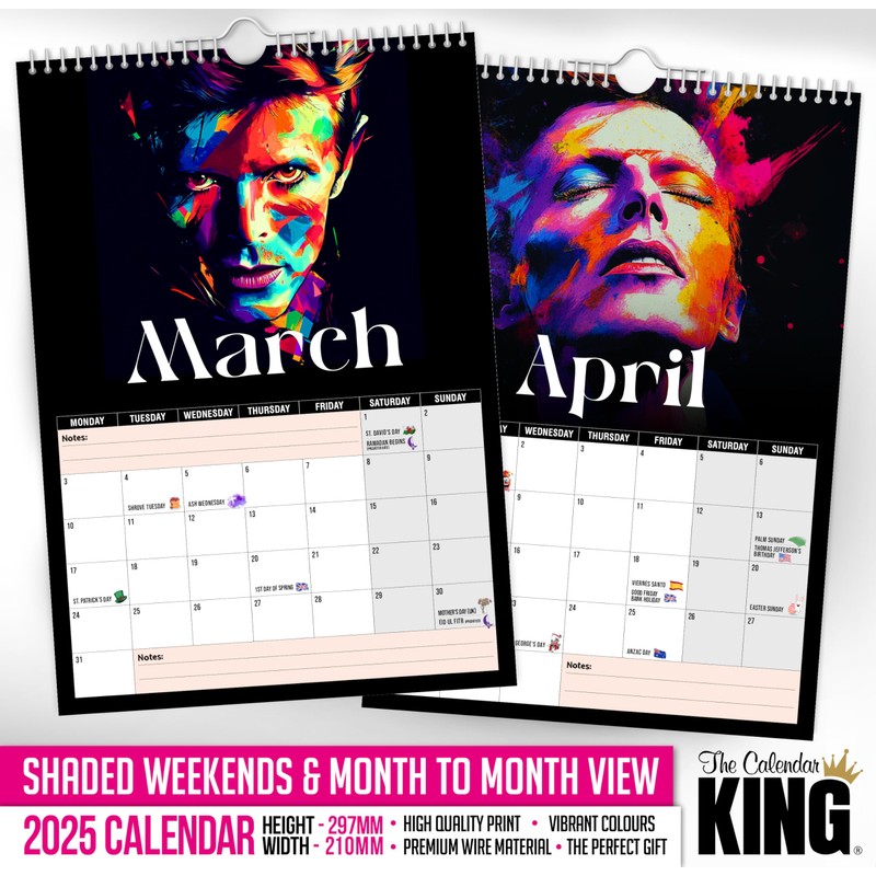 The Calendar King // David Bowie - ART - A4