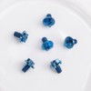 SaiDian 6Pcs Titanium Blue Screw Set Knife Handle Screws for