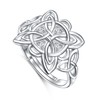 DAOCHONG 925 Sterling Silver Good Luck Irish Jewellery Celtic Quaternary