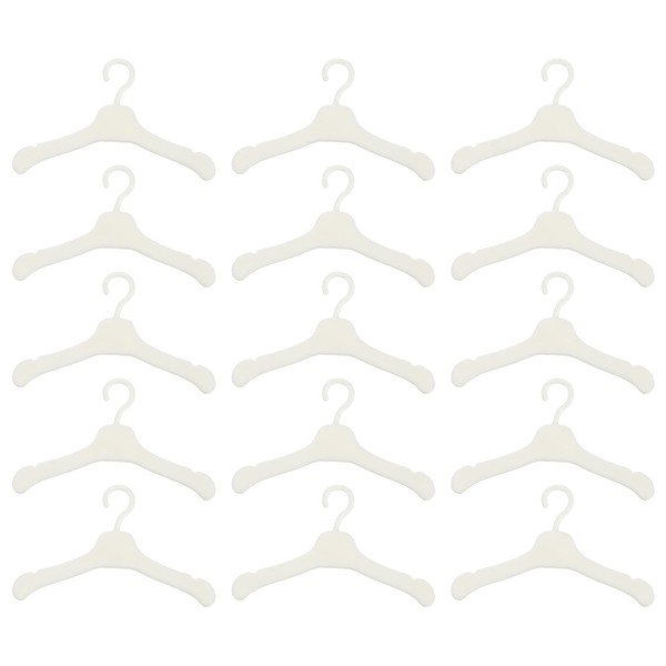 Tomaibaby 50Pcs Doll Clothes Hangers Doll Outfit Hanger Miniature Clothes