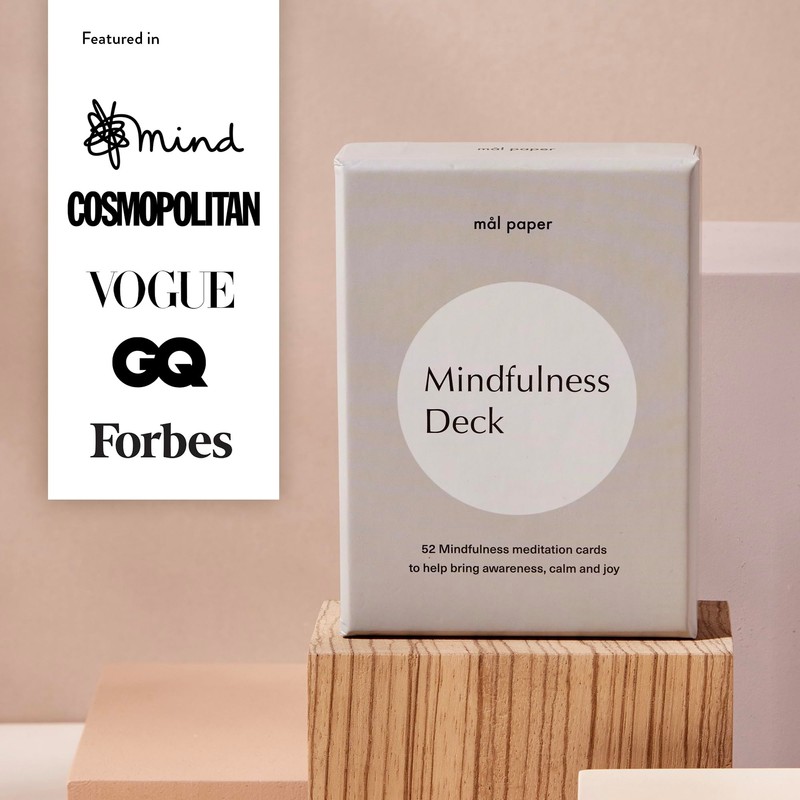 Mal Paper Mindfulness Meditation Card Deck - 52 Pack |