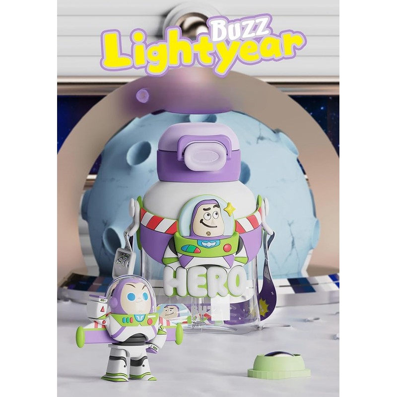 FASHION YO Buzz Water Bottle Reusable Kids 700ml PP with