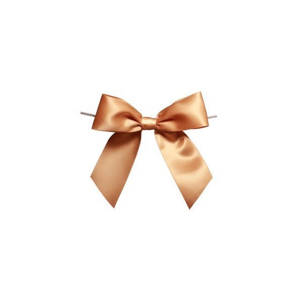 Harvest Imports 12 Pack of 3" Gold Satin Pre-Tied Bow