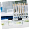 FUNOMOCYA 12Pcs Wide Mouth Plastic Sample Bottles Secure Cap Storage