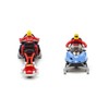 siku 1684 Blister 1684Snow Mobile with Rescue Sledge, Multicoloured