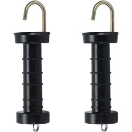 Vixzoid 5 x Gate Handle with Hooks for Pasture Fence, Electric Fence, Gate Handle, Gate Handle, Pasture Fence, Spring Tension, Electric Fence, Gate Handles, Pasture Fence Accessories, Gate Accessories