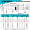 JQDML 10 Inch High Speed 1.34"/sec Linear Actuator 12V 88lbs/400N