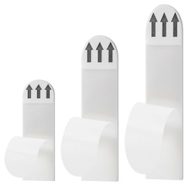 AITOLY Picture Hanging Strips, Heavy Duty Double Sided Wall Mount Adhesive Strips, Easy to Apply and Remove, Residue Free(S(1.77IN*0.58IN)-30pc)