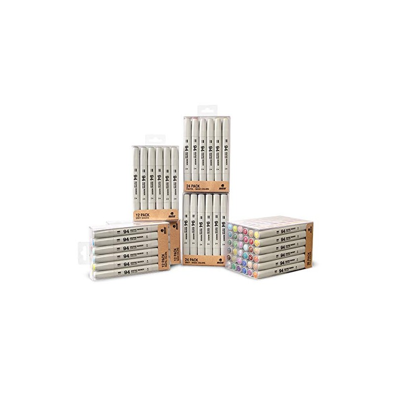 Montana Colors MTN 94 Graphics Markers Plain + Grey (Pack