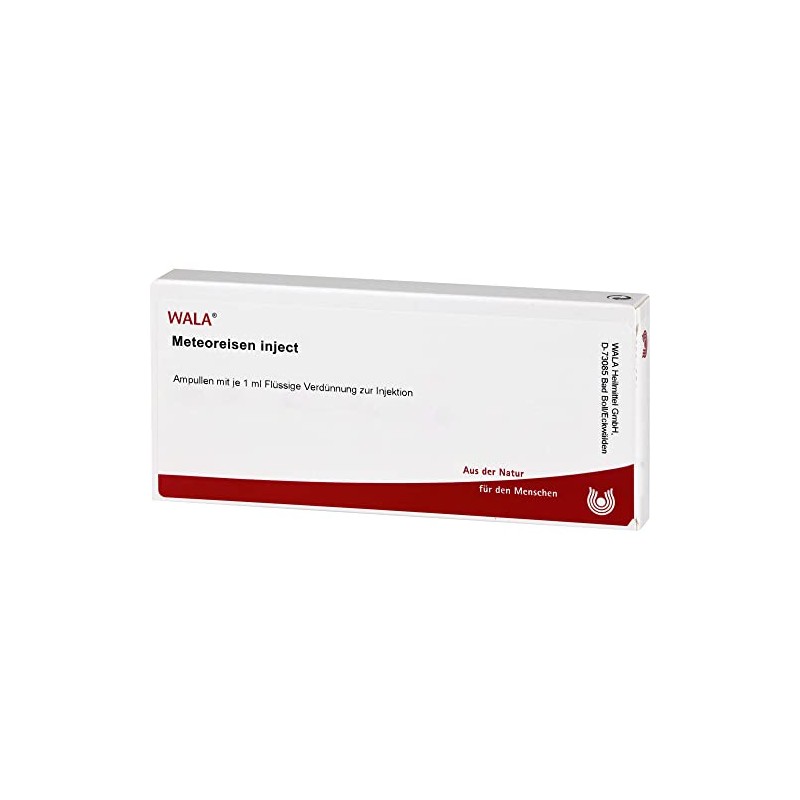 Wala Meteoreisen Inject Liquid Dilution Pack of 10 Ampoules