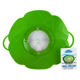 Silicone Kitchen Set Boil Over Spill Guard 10-inch Mesh Boiling Bag Raised Silicone Baking Sheet Green Combo Set (1 Pack)