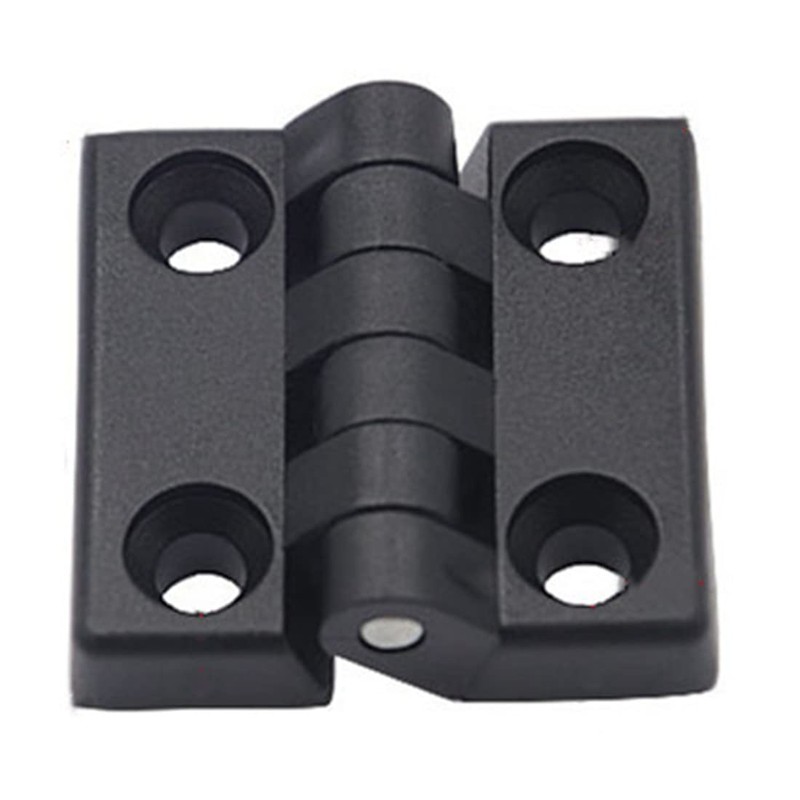 bnafes Hinge1.97" /50mmx50mm Black Plastic Cabinet Door Reinforced Ball Bearing