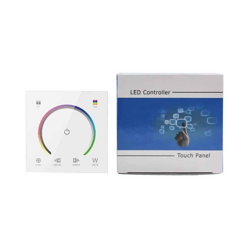 AMKI LED Wall Switch Dimmer,LED Controller,Wall- Mounted Plastic Cover Touch