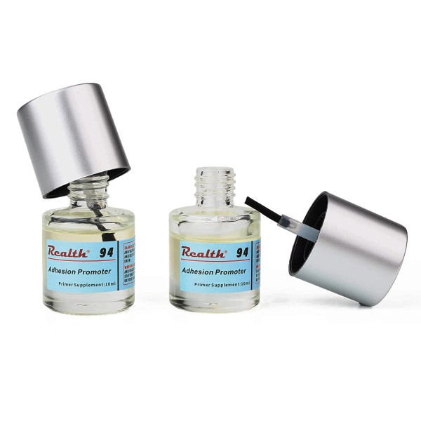 Realth Adhesion Promoter with Brush Head 10ml 2 Pack, Tape