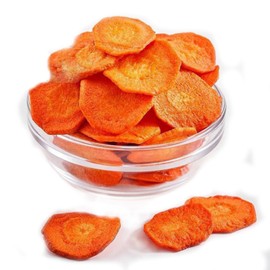Carrot slices 7.05oz freeze-dried carrot slices fruit and vegetable dried instant carrot slices dried vegetables200g