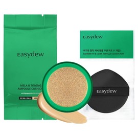 Easydew Mela Be Toning Ampoule Cushion Refill Puff 13g, No. 23 Beige, 1 piece / 이지듀 멜라 비 토닝 앰플 쿠션 리필 퍼프 13g, 23호 베이지, 1개