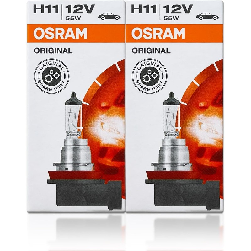 OSRAM H11 64211L+ DOT Original Standard Halogen Bulb 12V 55W