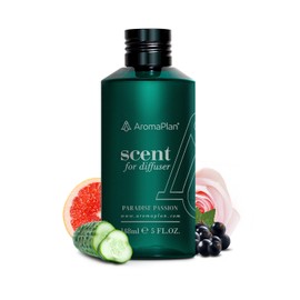 Aromaplan Hotel Scents, Paradise Passion 5 Fl Oz (148ml)- Home Luxury Aroma & Hotel Diffuser Oil-Hotel Diffuser Oil for Aromatherapy- USA Made, Bigger Bottle, Bolder Aroma & Longer Lasting