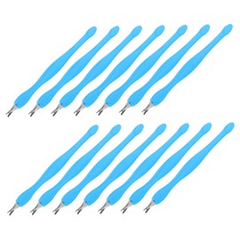 Healeved 24pcs Nail Cuticle Remover Tool - Precision Cuticle Pusher and Dead Skin Fork Nail Care Device for Home and Salon