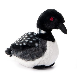 The Petting Zoo Loon Stuffed Animal Plushie, Gifts for Kids, Earth Keeperz Wildlife Animals, Zoologee Black Loon Plush Toy, 12 inches