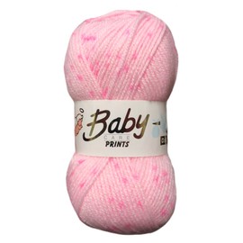 Woolcraft Baby Spot Prints Knitting Yarn/Wool - 100g Ball - 16 Shades (Cinderella - 642)