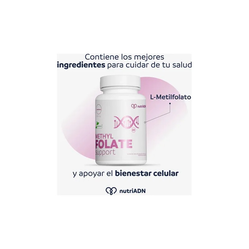 Methyl Folate Suplemento 60 Capsulas Vitamina B9