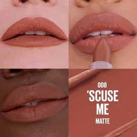 Maybelline Serum Lipstick Labial en Barra Hidratante Mate Scuse Me