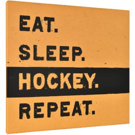 MCS, Orange MBI 13.5x12.5 Inch Hockey Sports Scrapbook Album with 12x12 Inch Pages (860171)