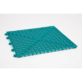 Dri-Dek® Pickup Truck Bed & Service Work Truck Compartment Liner - 1'x1' Interlocking Mats (12-Pack, Teal)
