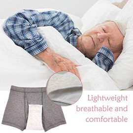 DEEYOTA Adult Cloth Diaper with Changing Pad,Adult Cotton Cloth Diaper,Incontinence care pants,Leak-Proof,washable and Easy to Put on and Take Off,Suitable for Bedridden,Elderly and Incontinent People