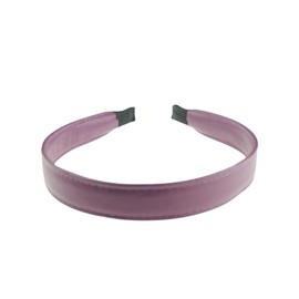 Womens Leather Look Vegan 2cm Stitched Edge Headband Winter Evening Wedding Party Birthday Bridal Christmas Birthday Bridesmaid Alice Band Hair Accessories Hairband (Purple, One Size)