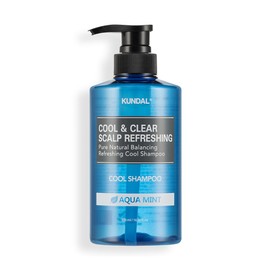 [KUNDAL] Cool & Clear Refresh Shampoo #Aquamine Cool & Clear Scalp Refreshing Cool Shampoo 16.9 fl oz (500 ml) #Aqua Mint