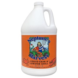 Neptune’s Harvest Organic Crab & Lobster Shell Multi-Purpose Liquid Fertilizer (2-0-2) - 1 Gallon Bottle - Rich in Nutrients Soil Fertilizer - Plant Food for Lawns, Gardens, and Vegetables