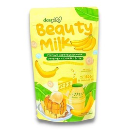 Dear Face Beauty Milk Japanese Banana Drink (10 x 18g Sachets)