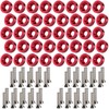 40 PCS Engine Dress Up Kit, CNC Finishing Fender Bumper