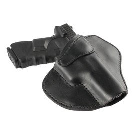 Relentless Tactical The Ultimate Leather Gun Holster | OWB | Made in USA | Fits Glock 17/19/19X/22/26/43/43X/45, Taurus G3C, S&W M&P Shield, H&K VP9 & Similar Handguns
