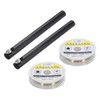 QUARKZMAN 100m/328ft Molybdenum Screen Cutting Wire Line with Handle Phone