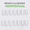 KGORGE Blackout Curtain Liners - Hang with Rod Pocket /