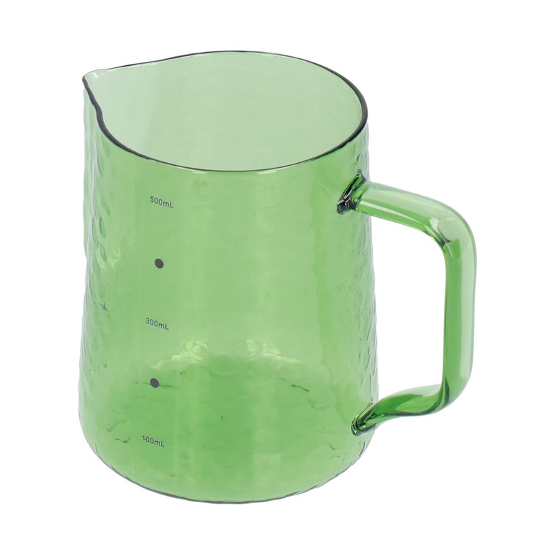 500ml Milk Frothing Pitcher Multipurpose Borosilicate Glass Milk Jug for