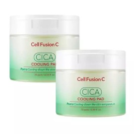 Gita [셀퓨전씨] 포스트알파 시카 쿨링 패드 70매 2통 Cell Fusion C Post Alpha Cica Cooling Pad 70 Sheets 2 Sets