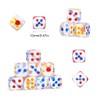 LYITZW Set of 20 six-sided dice set, colours dice set,