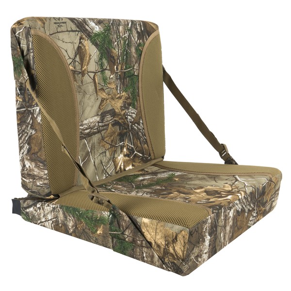 THERM-A-SEAT Supreme D-Wedge Self-Supporting Hunting Chair/Seat Cushion, Realtree Xtra, Full