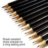 12 Graded Pencils - Draws, Tones & Shades without mess